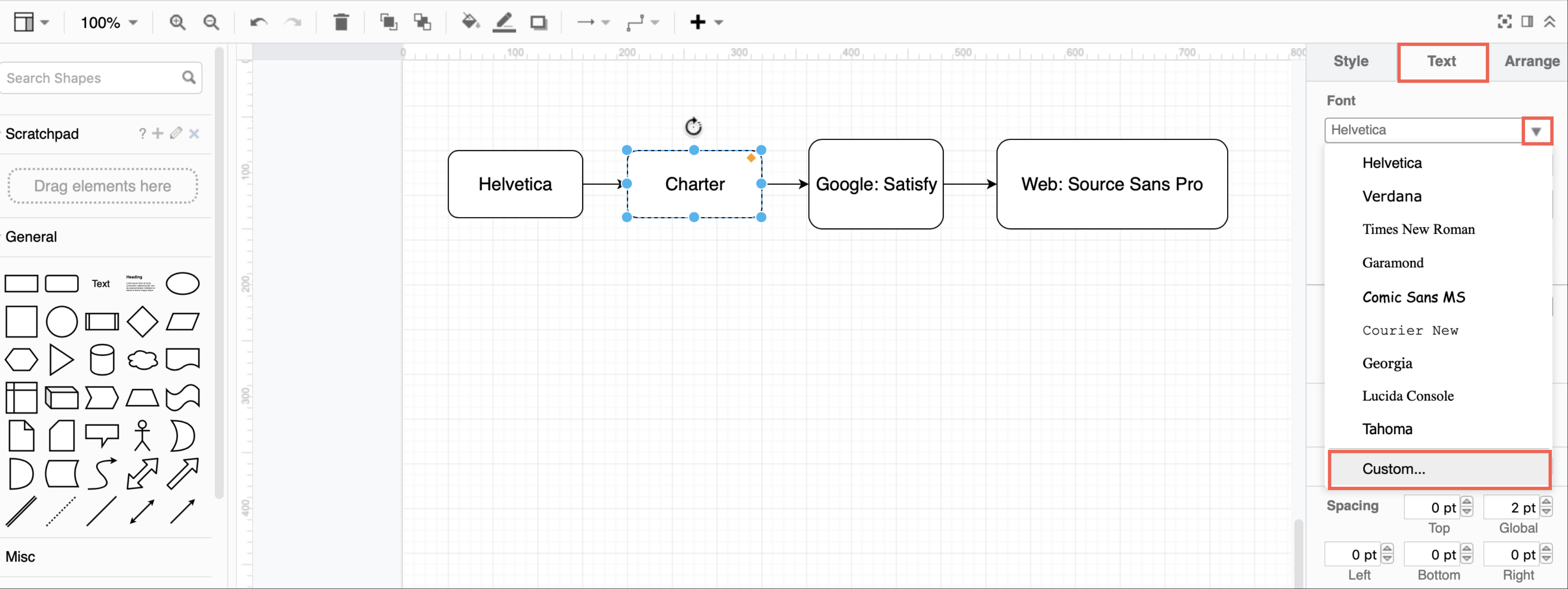 Online Diagram Drawing